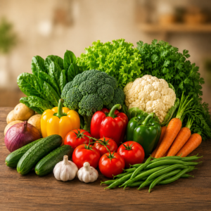 Farm Fresh Vegetable Basket
